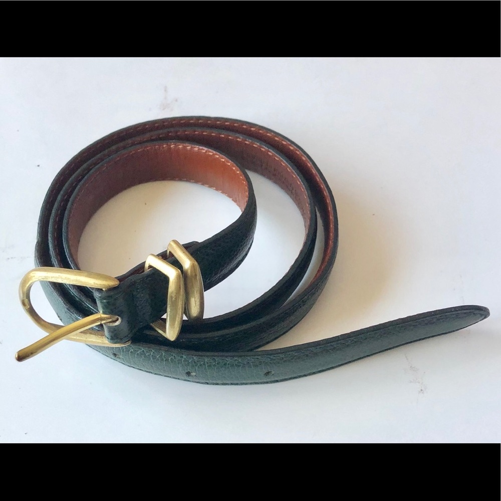 Forest green Coach belt